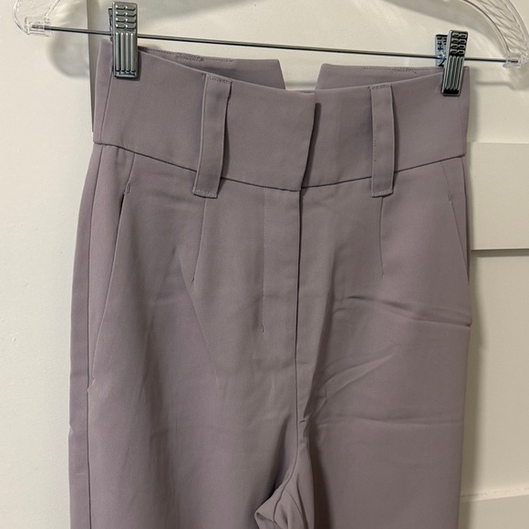 Love Bonito High Rise Lavender Wide-Leg Trousers size XS - Picture 2 of 12